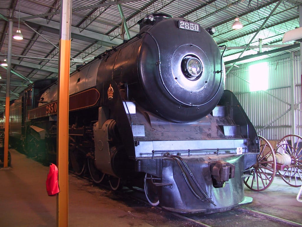 ex-CP 2850, the first and original Royal Hudson, Canadian Railway Museum, St. Constant, Quebec, 28 September 2002