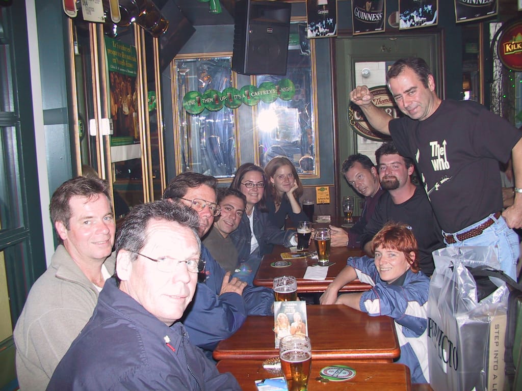 Pub time, Quebec City, Quebec, 30 September 2002