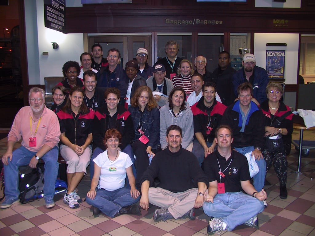 The last crew picture, Halifax, Nova Scotia, 5 October 2002