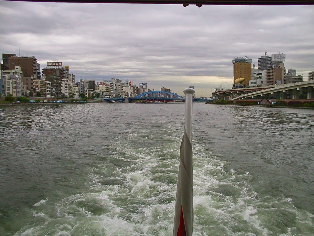 Cruise on the Sumida River, Tokyo, Japan, 30 April 2003