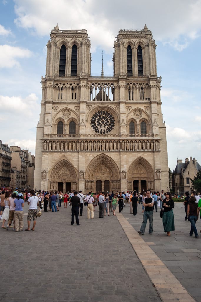 Notre Dame Cathedral, Paris, France, 24 July 2006