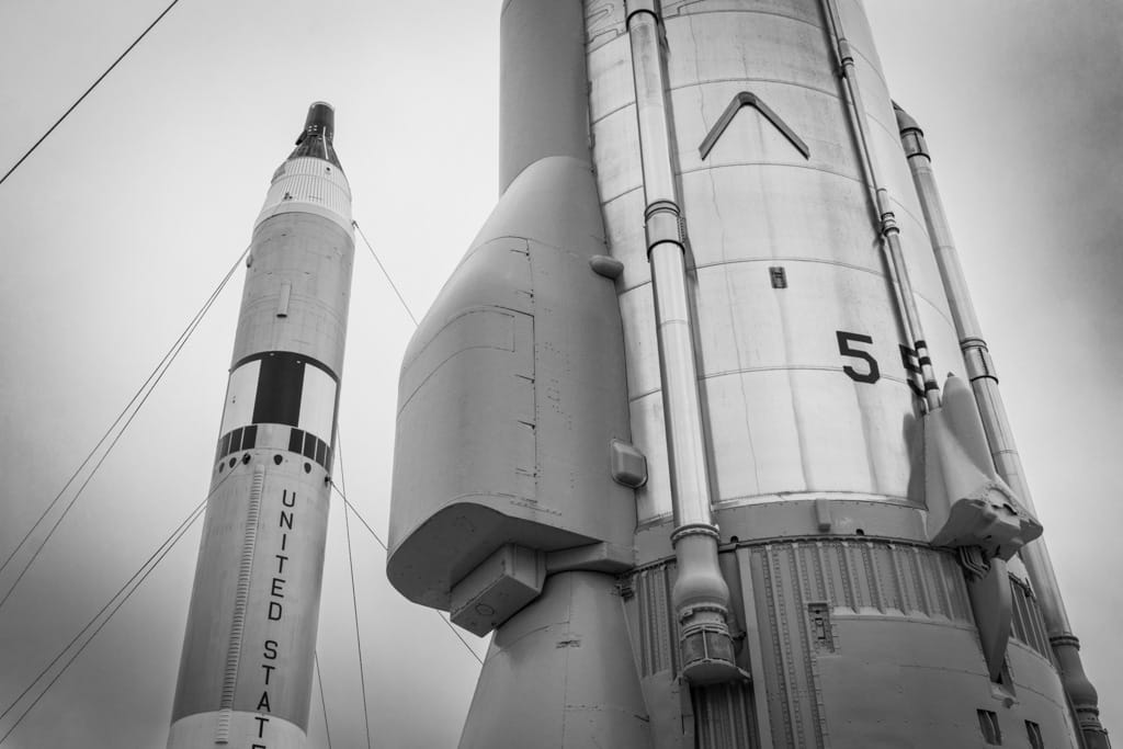 Rockets at Kennedy Space Center, Florida, 21 December 2016