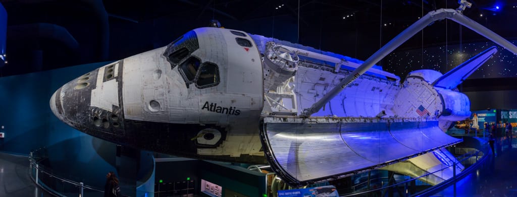 Space Shuttle Atlantis at Kennedy Space Center, Florida, 21 December 2016