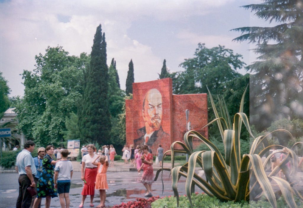 Mural of Lenin, Sochi, 8 July 1989