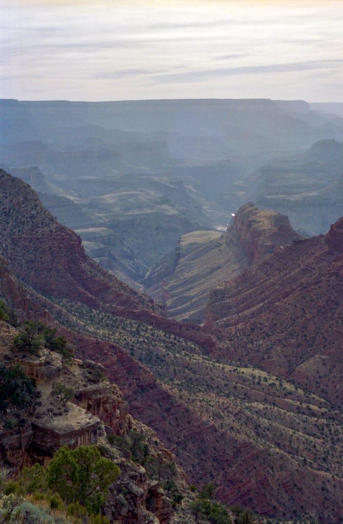 Grand Canyon in the dying light, Arizona, 24 April 1996