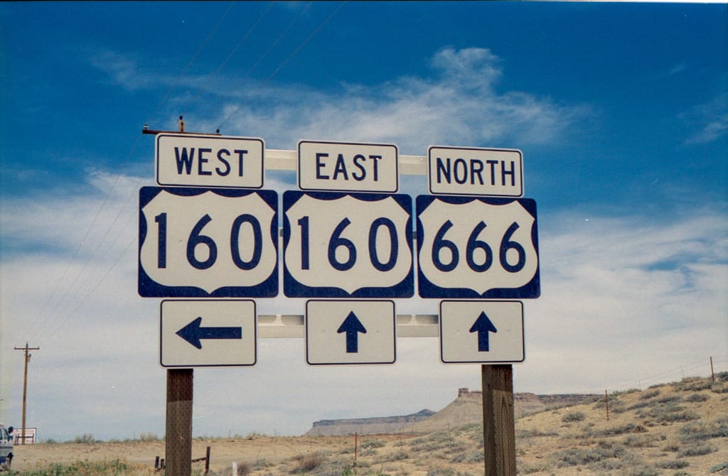Junction of Hwy 160 and 666, Colorado, 24 April 1996