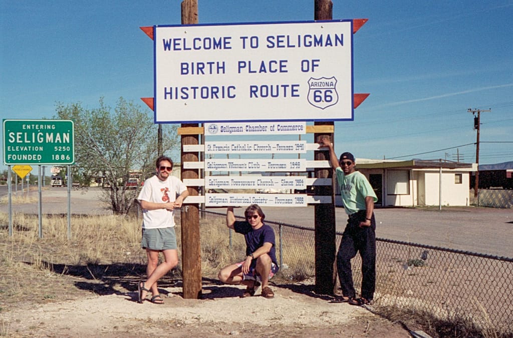 Birthplace of Highway 66, Seligman, Arizona, 26 April 1996