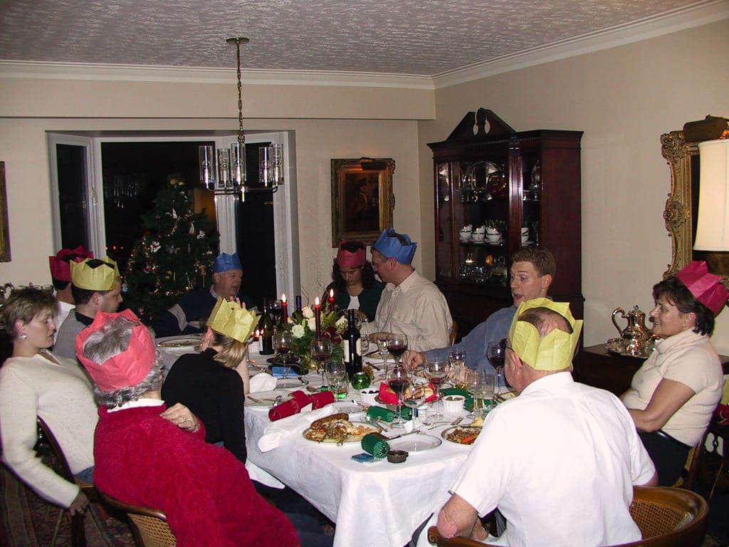 Christmas Dinner, Oakville, Ontario, 25 December 2001