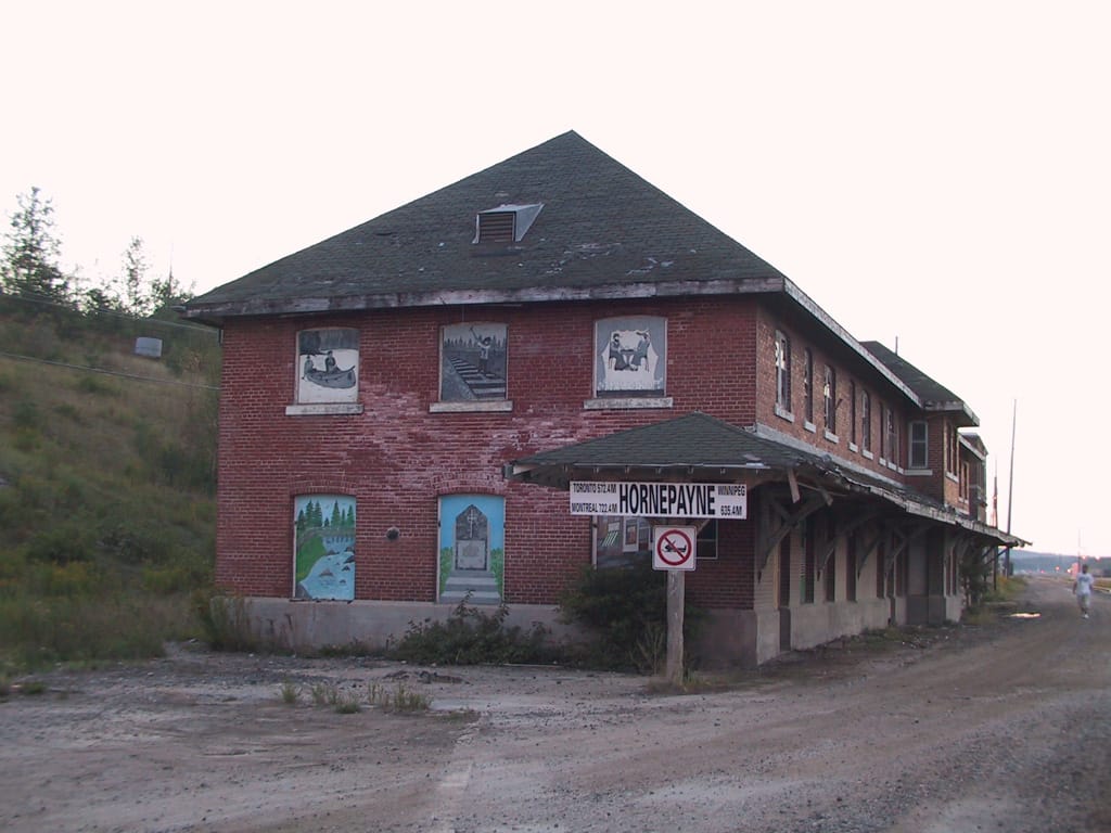 Old Hornepayne Station, Ontario, 17 September 2002