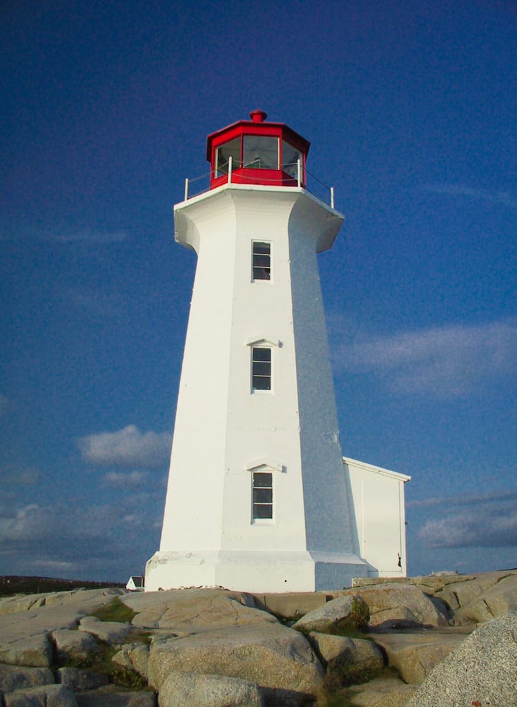 Lighthouse, Peggy's Cove, Nova Scotia, 11 October 2002