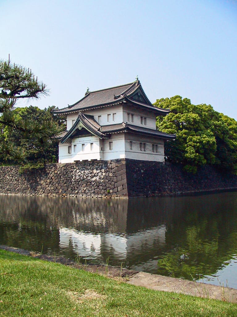 Tower of the Imperial Palace, Tokyo, Japan, 5 May 2003