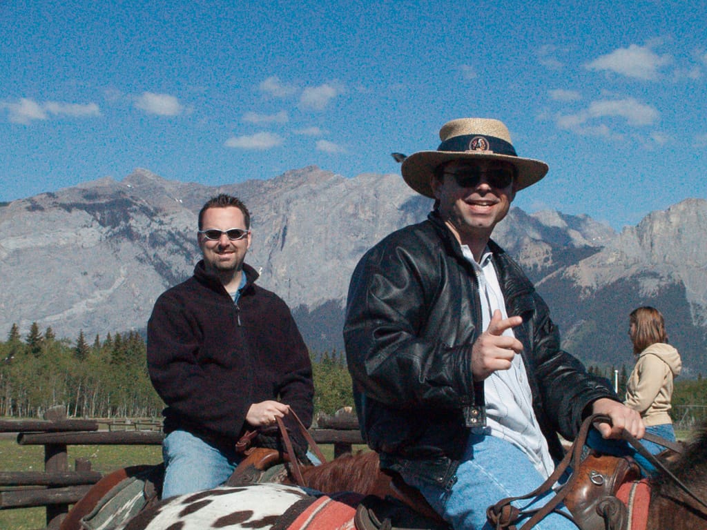 Jamie and Garth, Rafter 6 Ranch, Alberta, 18 June 2004