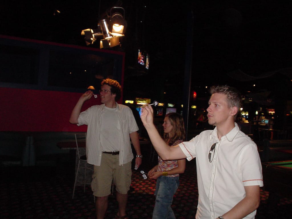 Darts at Cineplex, 13 August 2004