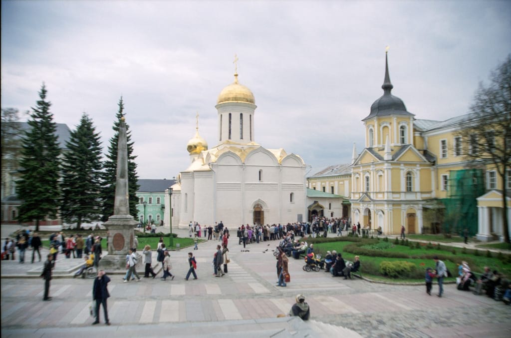 Trinity Cathedral at Sergei Posad (formerly Zagorsk), Russia, 8 May 2005