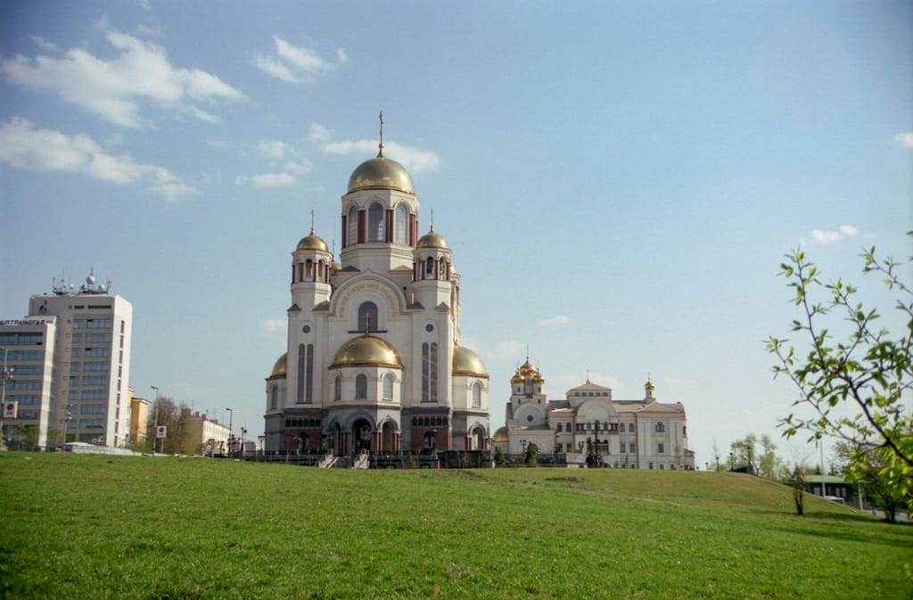 Church on Blood in Honour of All Saints Resplendent in the Russian Land, Yekaterinburg, Russia, 11 May 2005