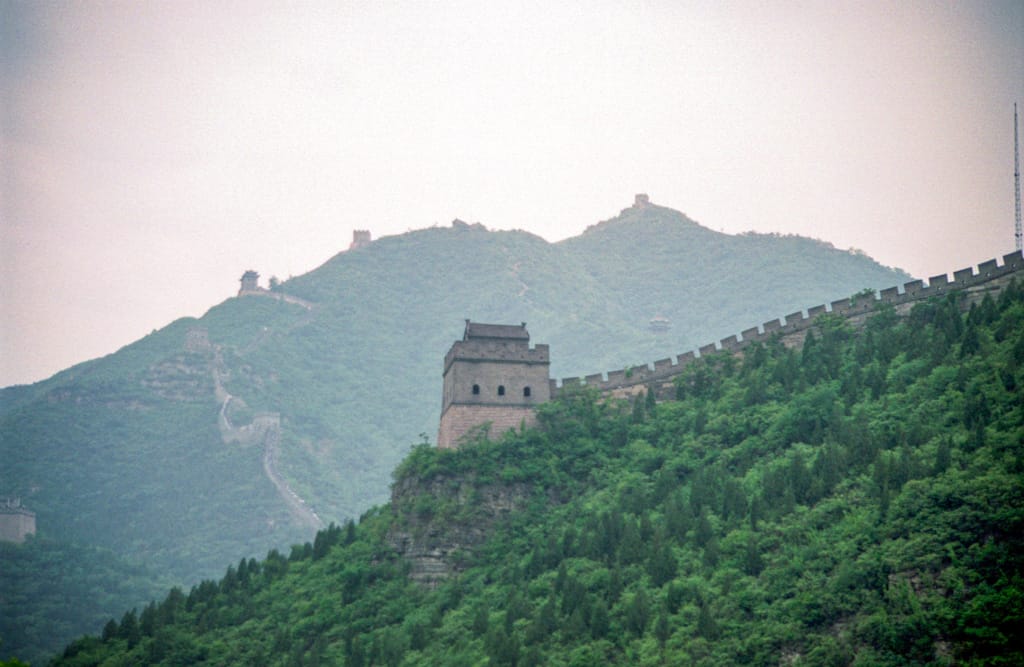 Passing the Great Wall of China, 27 May 2005