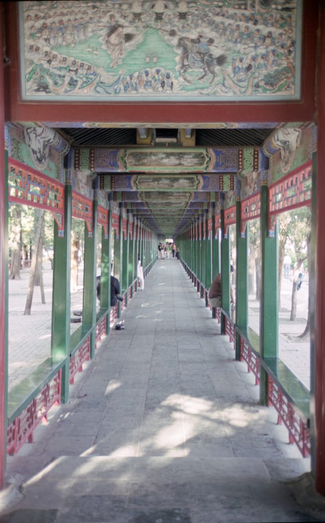 Long Corridor, Summer Palace, Beijing, China, 1 June 2005