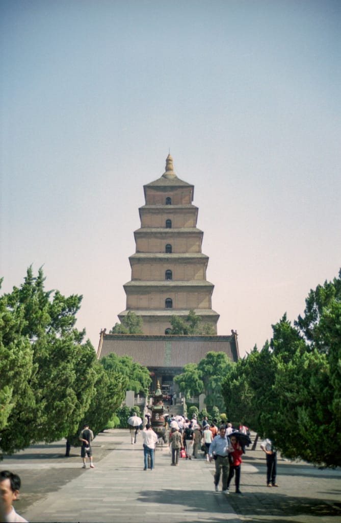 Big Wild Goose Pagoda, Xi'an, China, 6 June 2005