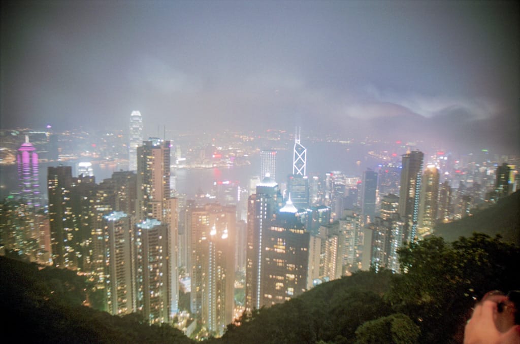 Hong Kong from Victoria Peak, 11 June 2005