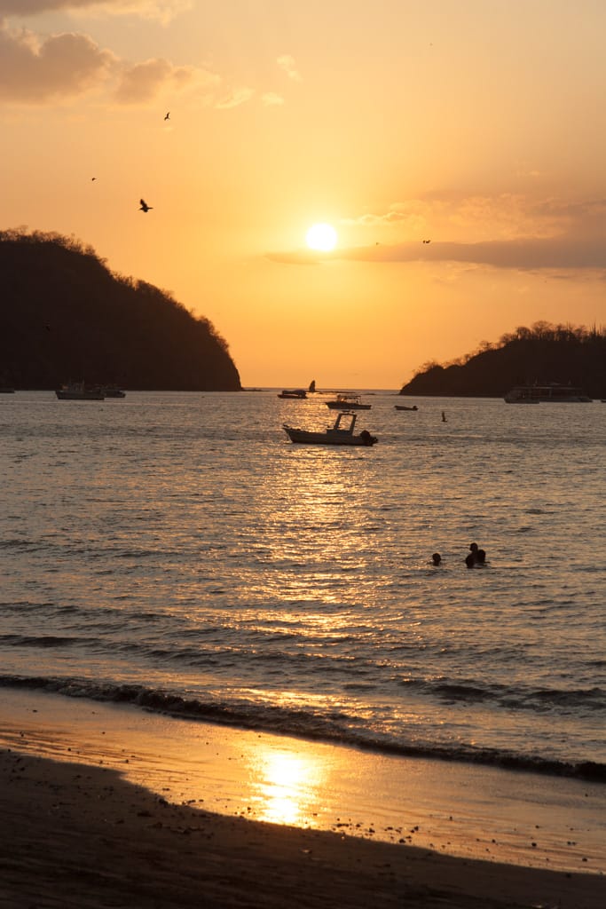 Sunset over Playa del Coco, Guanacaste, Costa Rica, 2 May 2009