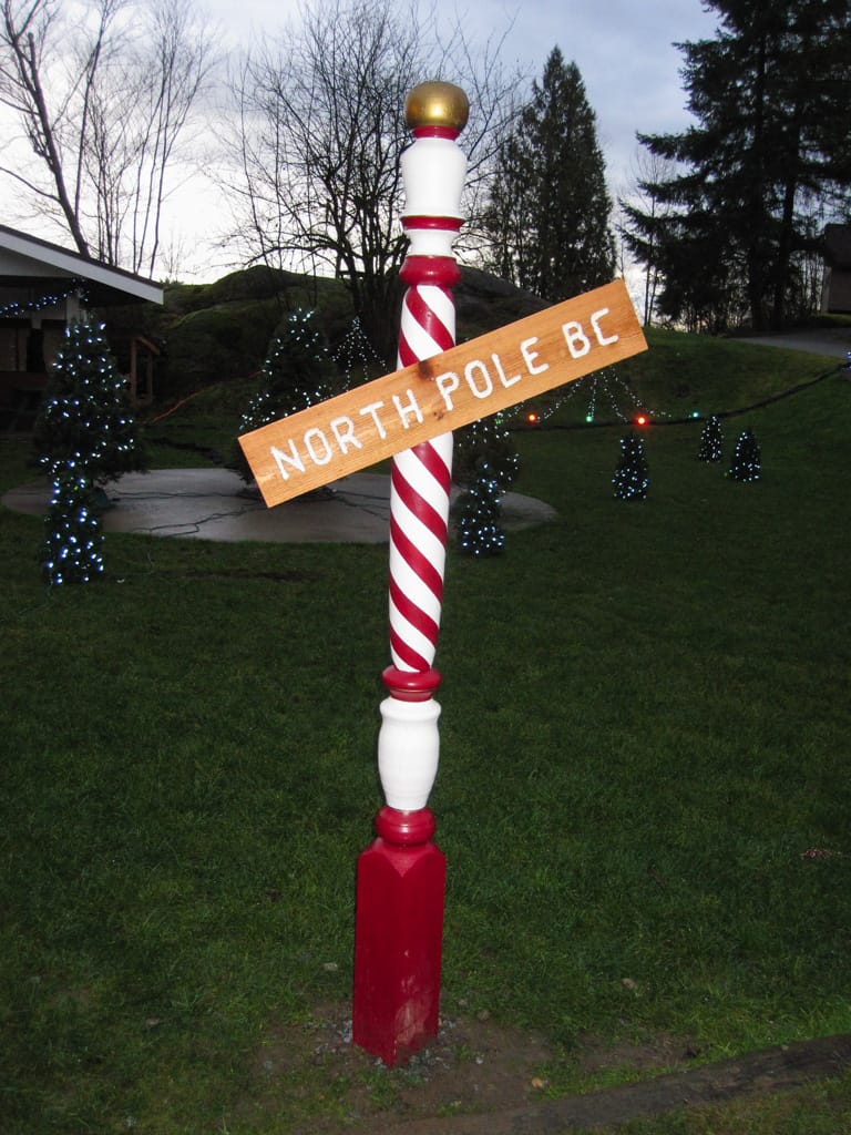 North Pole, Timberline Ranch, Maple Ridge, British Columbia, 22 December 2010