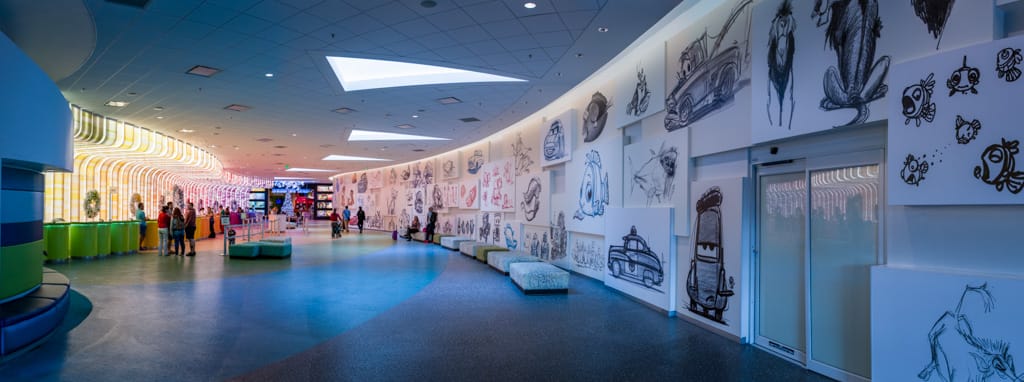 Art of Animation Resort lobby, Walt Disney World, Orlando, Florida, 20 December 2016