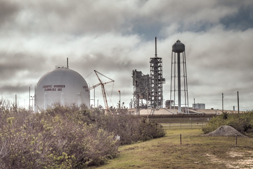 Pad 39A at Kennedy Space Center, Florida, 21 December 2016