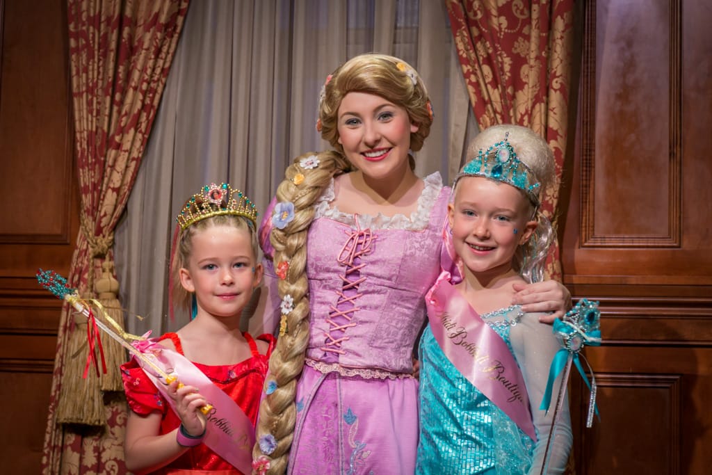 Meeting Rapunzel at the Magic Kingdom, Walt Disney World, Orlando, Florida, 23 December 2016