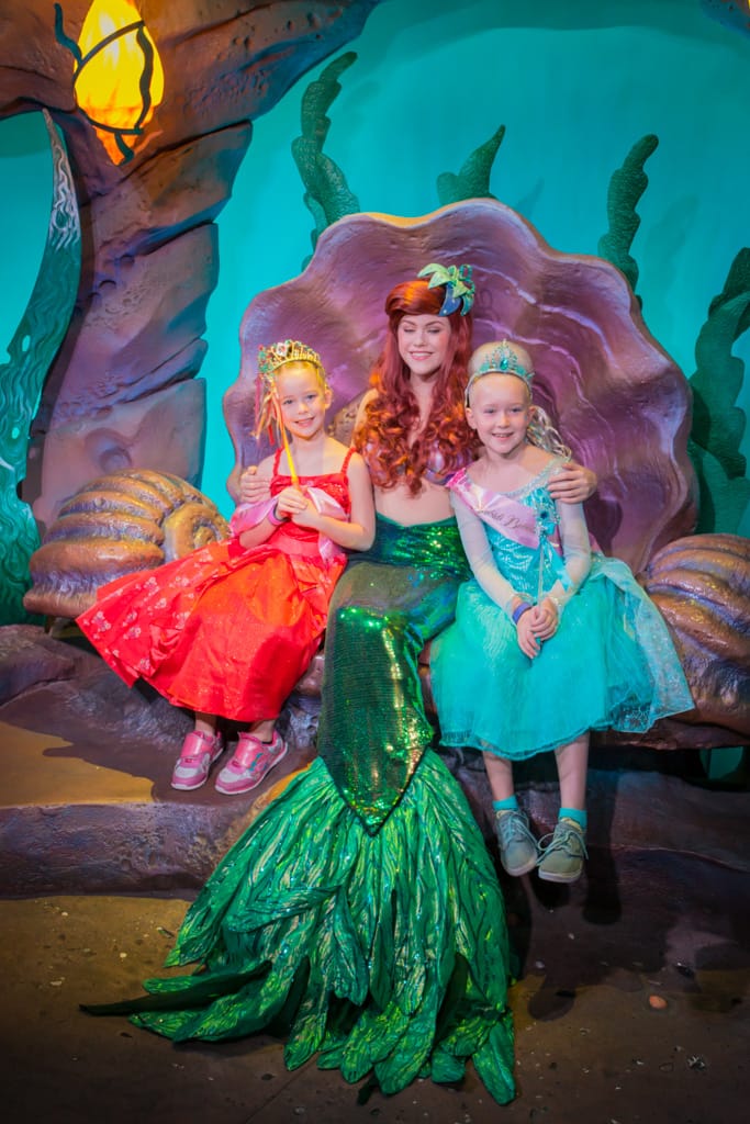 Meeting Ariel at the Magic Kingdom, Walt Disney World, Orlando, Florida, 23 December 2016
