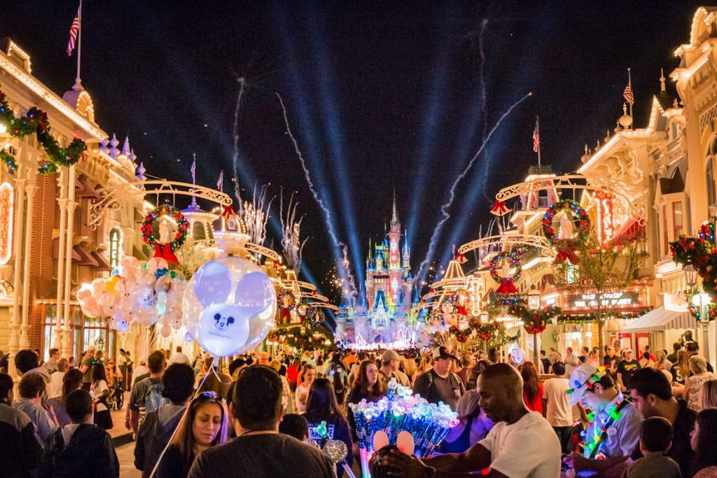 Main Street at the Magic Kingdom, Walt Disney World, Orlando, Florida, 23 December 2016